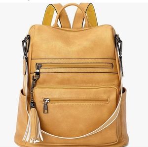 Mustard Color backpack